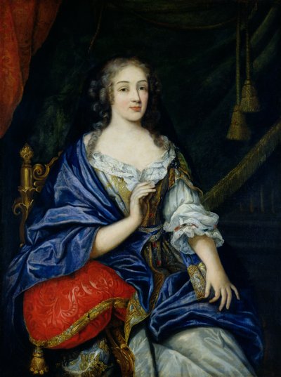 Portrait of Francoise-Louise de la Baume le Blanc, Duchesse de Vaujour, called Mademoiselle de la Valliere by Jean Nocret